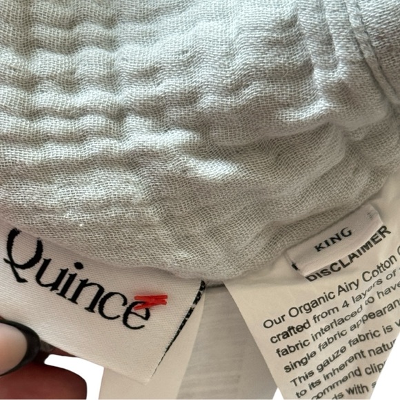 Quince 6-Piece Set of Linen and Airy Cotton Gauze Shams NWT - Picture 2 of 11